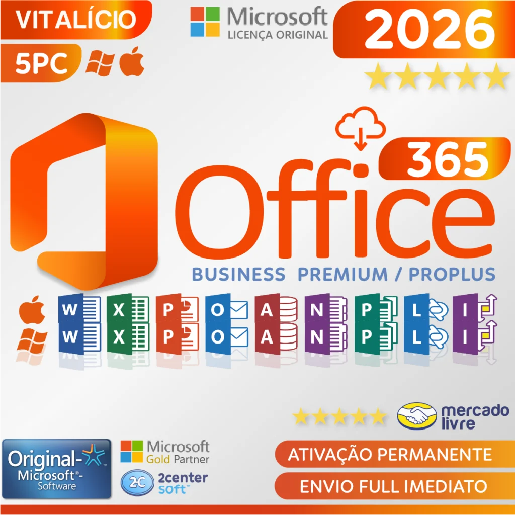 Microsoft Office 365 pro plus Office 2026 Vitalicio - ISO 4 office 365