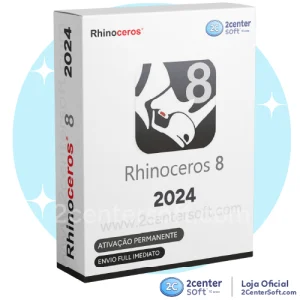 Licença Rhinoceros 8 3D 2024 Rhino Vitalicio rhinoceros 8, rhino 3d, rhino3d, software rhinoceros, software rhino, rhinogold,