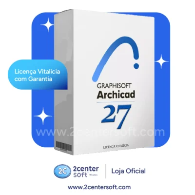 licença chave archicad 27 completo vitalicio- 2center soft