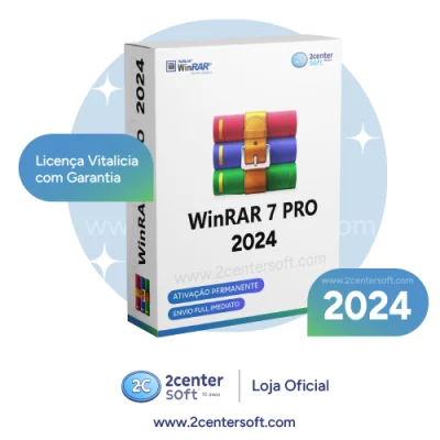 Licença WinRAR 7 Pro 2024 Completo Vitalício